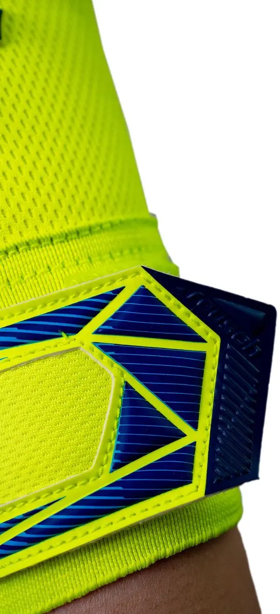 Reusch Torwarthandschuhe Attrakt Freegel Advance Junior - Geel-Blauw - afbeelding 6 van 6