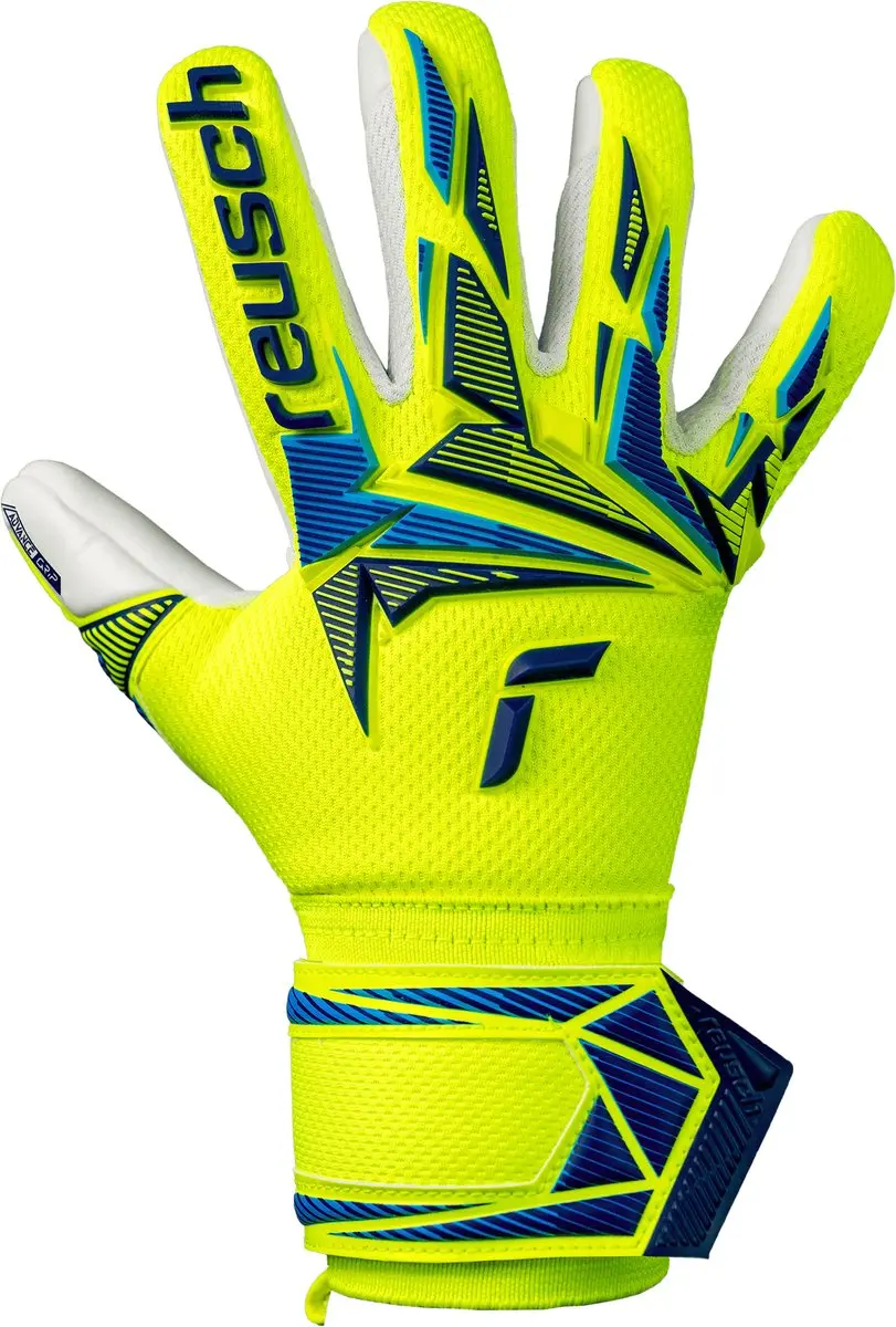 Reusch Torwarthandschuhe Attrakt Freegel Advance Junior - Geel-Blauw