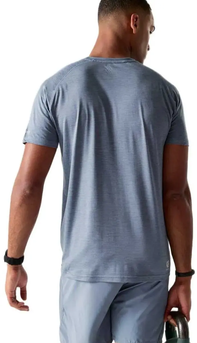 Dare 2b Persist Heren Sportshirt M - Blauw - afbeelding 2 van 6