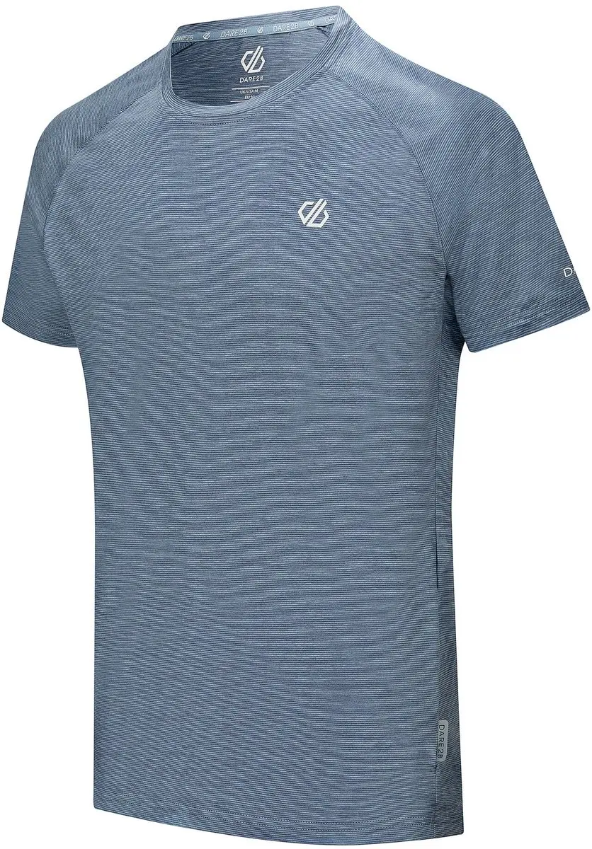 Dare 2b Persist Heren Sportshirt M - Blauw - afbeelding 5 van 6