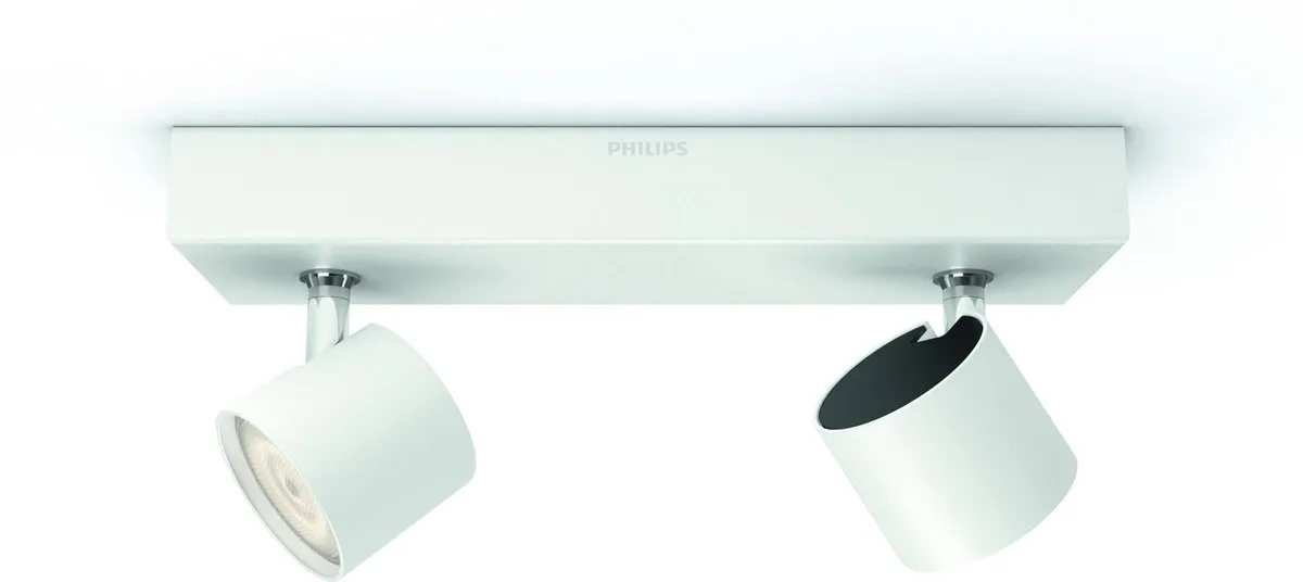 Philips Star Opbouwspot 2-lichts - Wit