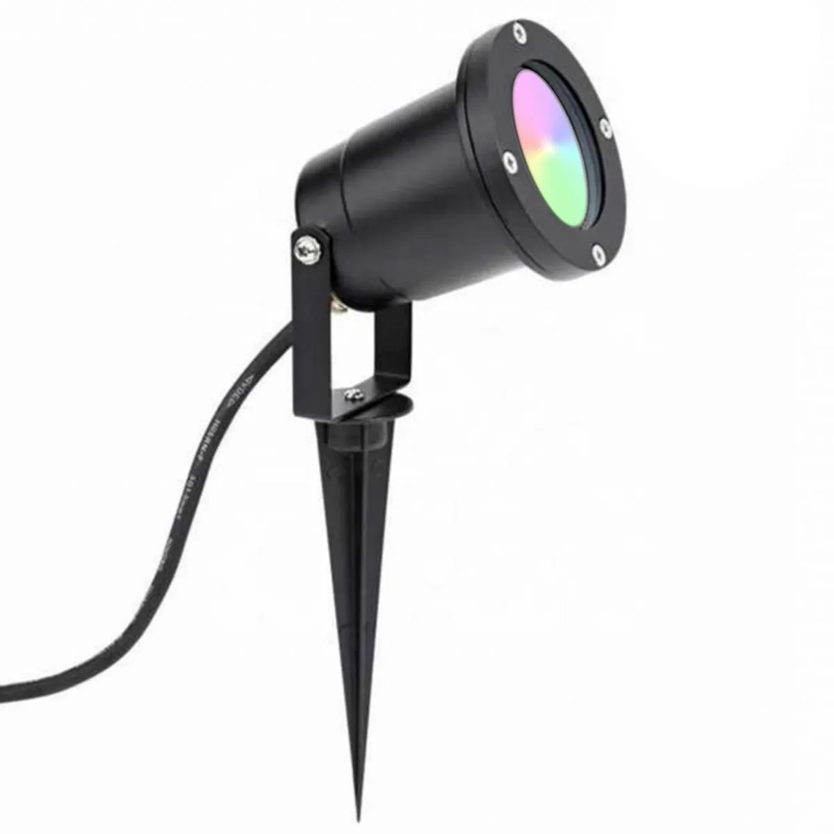 LEDVION Smart WiFi Prikspot IP65 RGB+CCT GU10 - Zwart