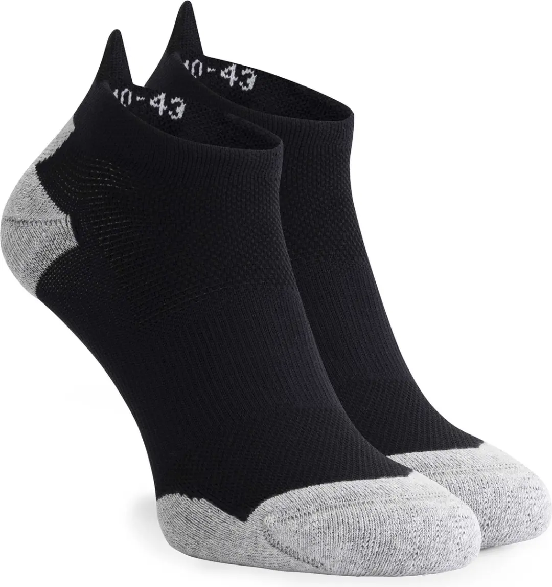 Rogelli Core 3 Pack Hardloopsokken 44-47 - Zwart/Grijs