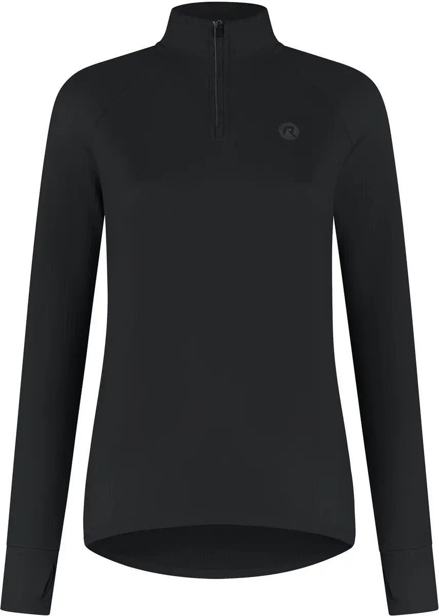 Rogelli Essential Dames Hardloopshirt Lange Mouw XL - Zwart
