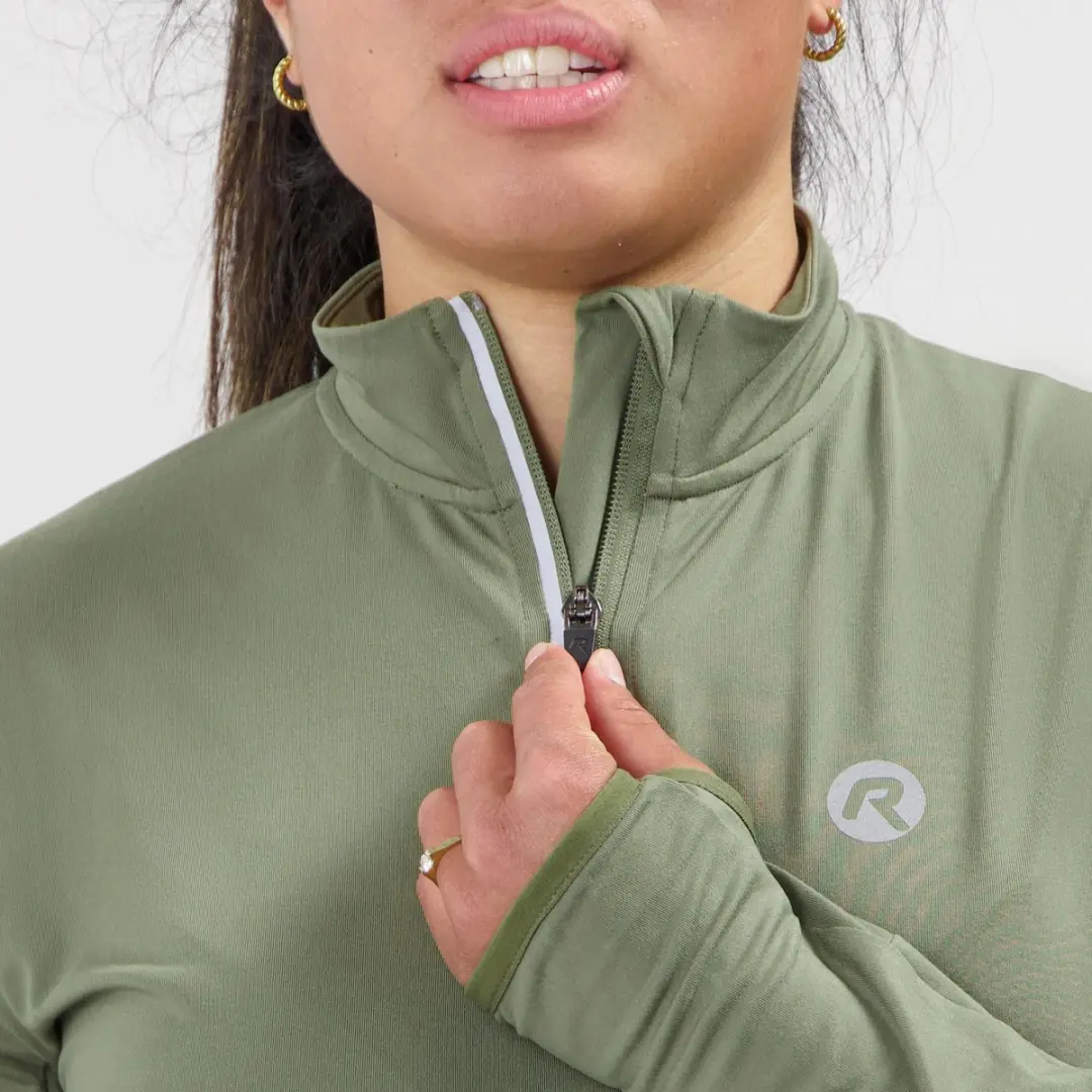 Rogelli Core Dames Hardloopshirt Lange Mouw RR2010000 - M - Groen