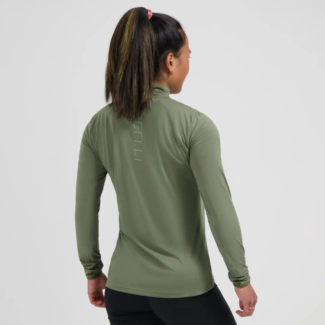 Rogelli Core Dames Hardloopshirt Lange Mouw RR2010000 - M - Groen