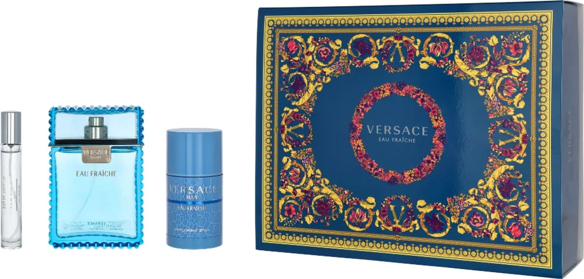 Versace Man Eau Fraîche Set - 110ml Parfum & Deostick