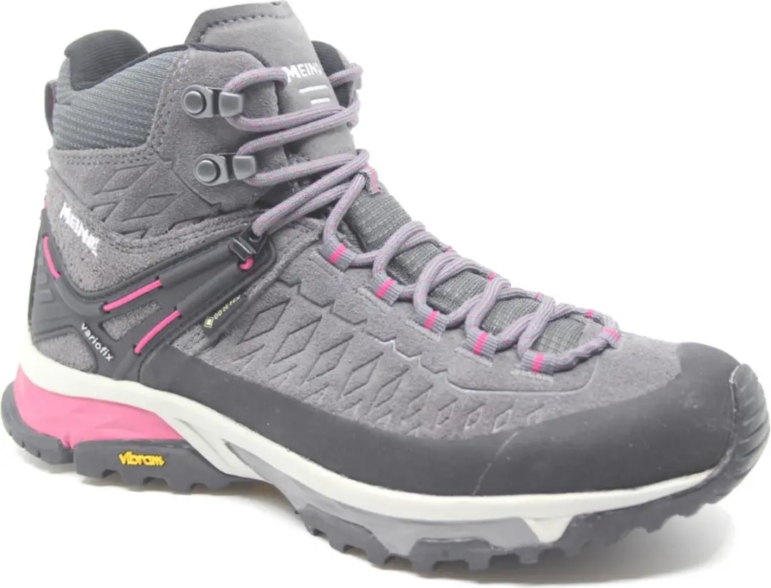 Meindl, Top Trail L. Mid GTX, 4716-03, Lichtgrijze halfhoge dames wandelschoenen