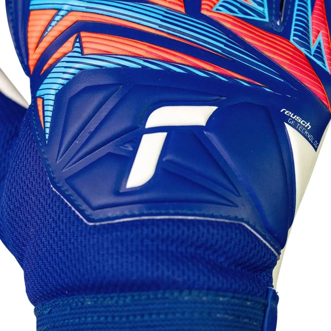 Reusch Attrakt Starter Solid Keepershandschoenen 10 - Blauw/Oranje/Wit
