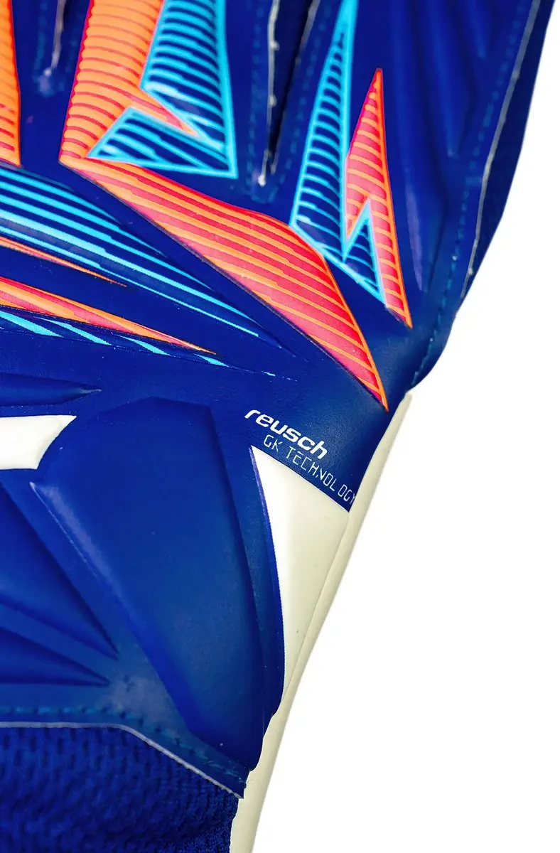 Reusch Attrakt Starter Solid Keepershandschoenen 10 - Blauw/Oranje/Wit