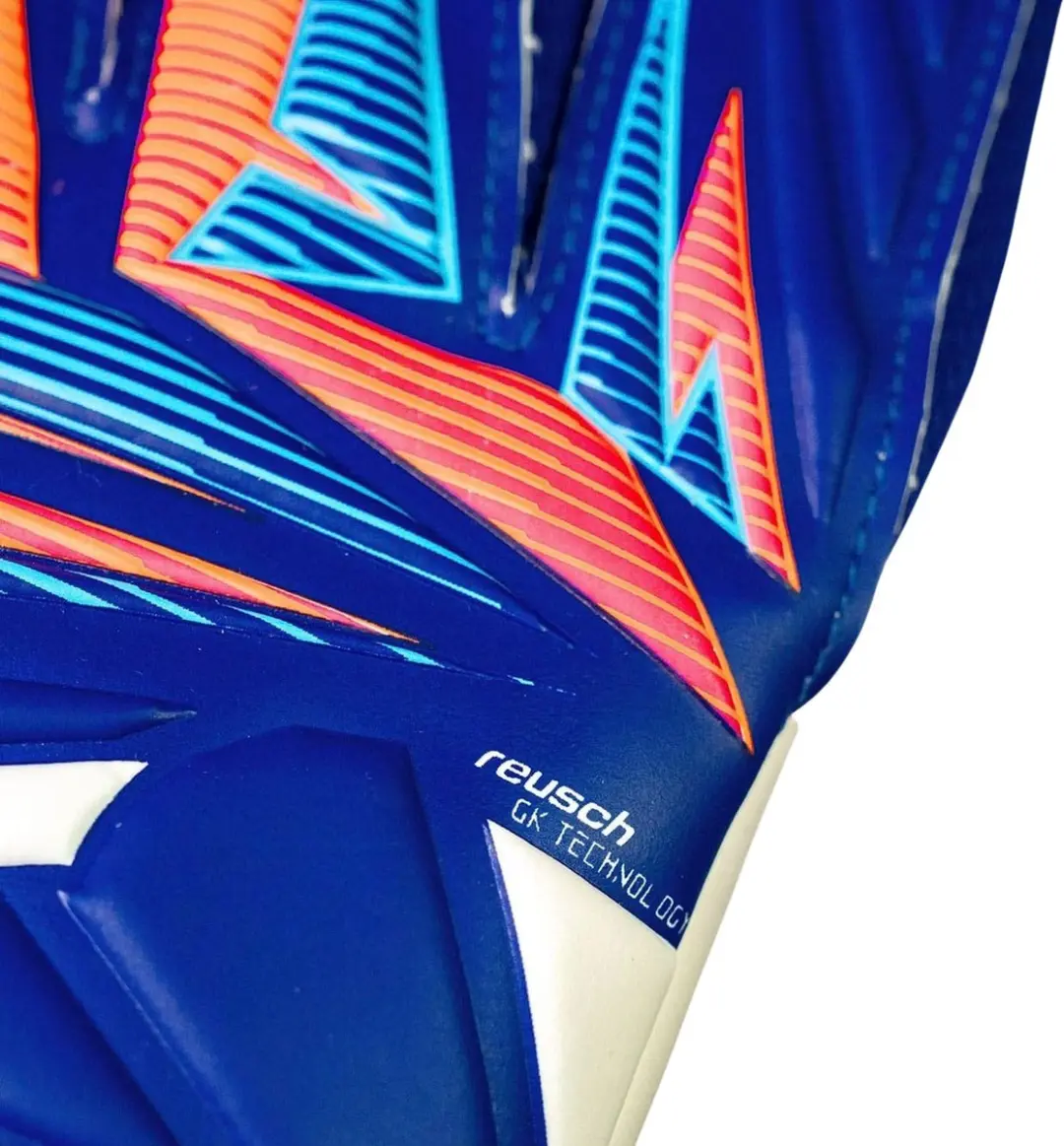 Reusch Attrakt Starter Solid Keepershandschoenen 10 - Blauw/Oranje/Wit