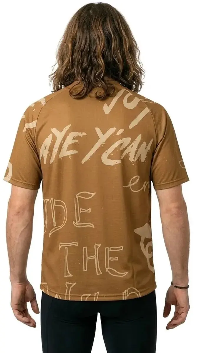 Endura Singletrack Print Enduro Trui - L - Trail Bronze