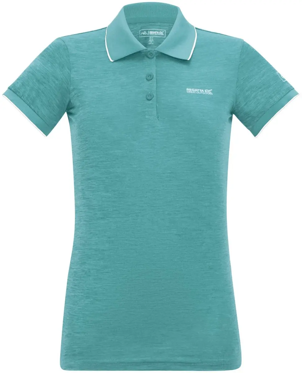 Regatta Remex II Dames Poloshirt - Maat 48 - Groen