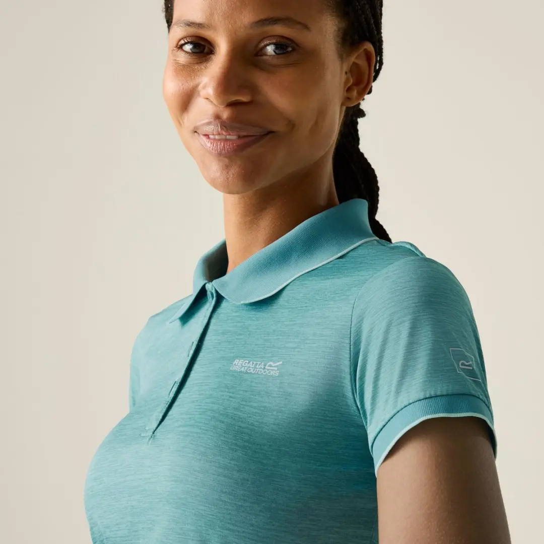 Regatta Remex II Dames Poloshirt - Maat 48 - Groen