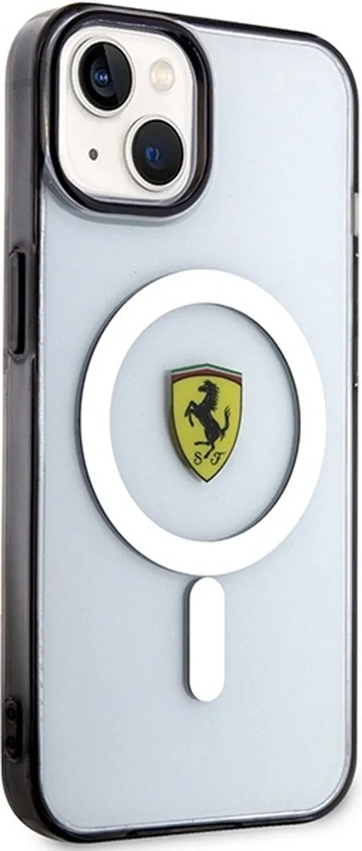 Ferrari Transparante iPhone 14 Hoes - MagSafe - 3666339121136