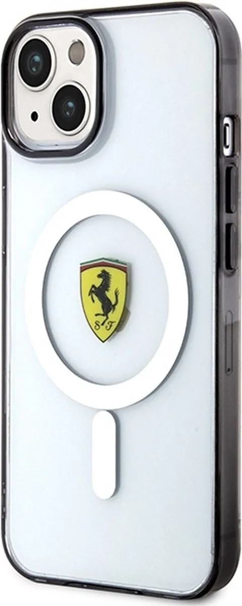Ferrari Transparante iPhone 14 Hoes - MagSafe - 3666339121136