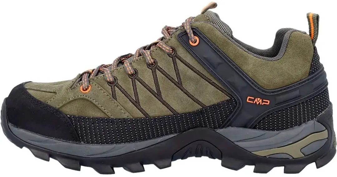 CMP Rigel Low WP Wandelschoenen - EU 40 - Olive/Flame