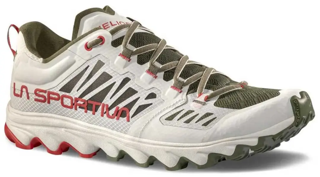 La Sportiva Helios III Trailschoenen - EU 43 - Chalk/Cypress - afbeelding 2 van 3