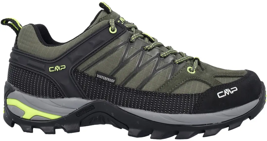 CMP Rigel Low WP 3Q54457 Wandelschoenen - 41 - Jungle/Yellow Fluo