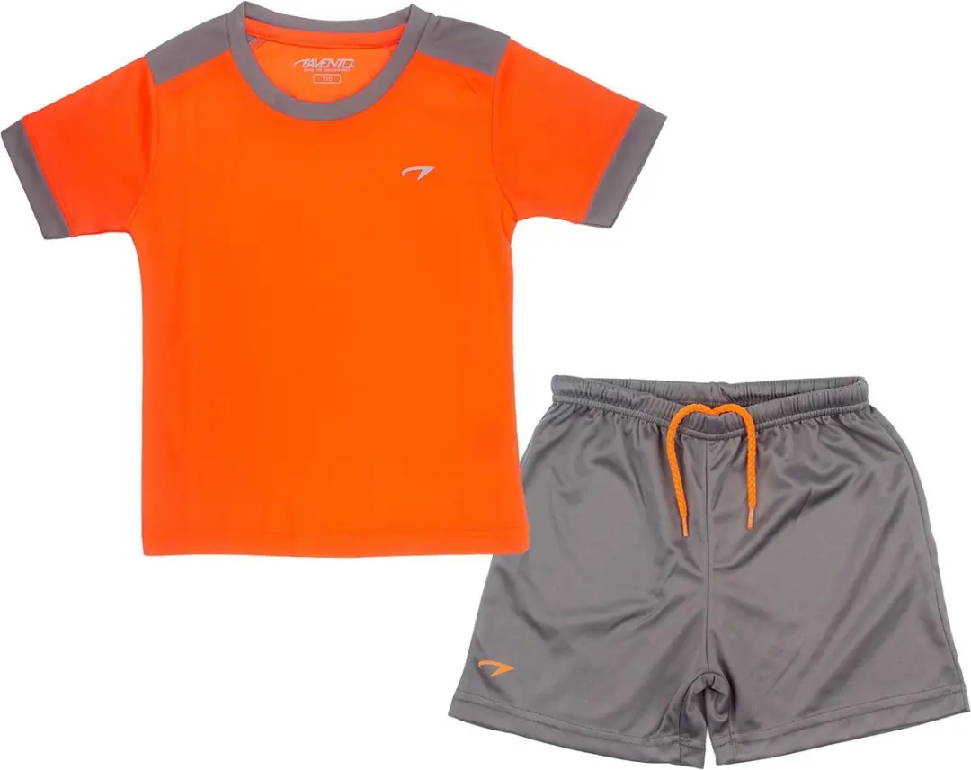 Avento Sportset Madrid Junior 104 - Fluororanje/Antraciet