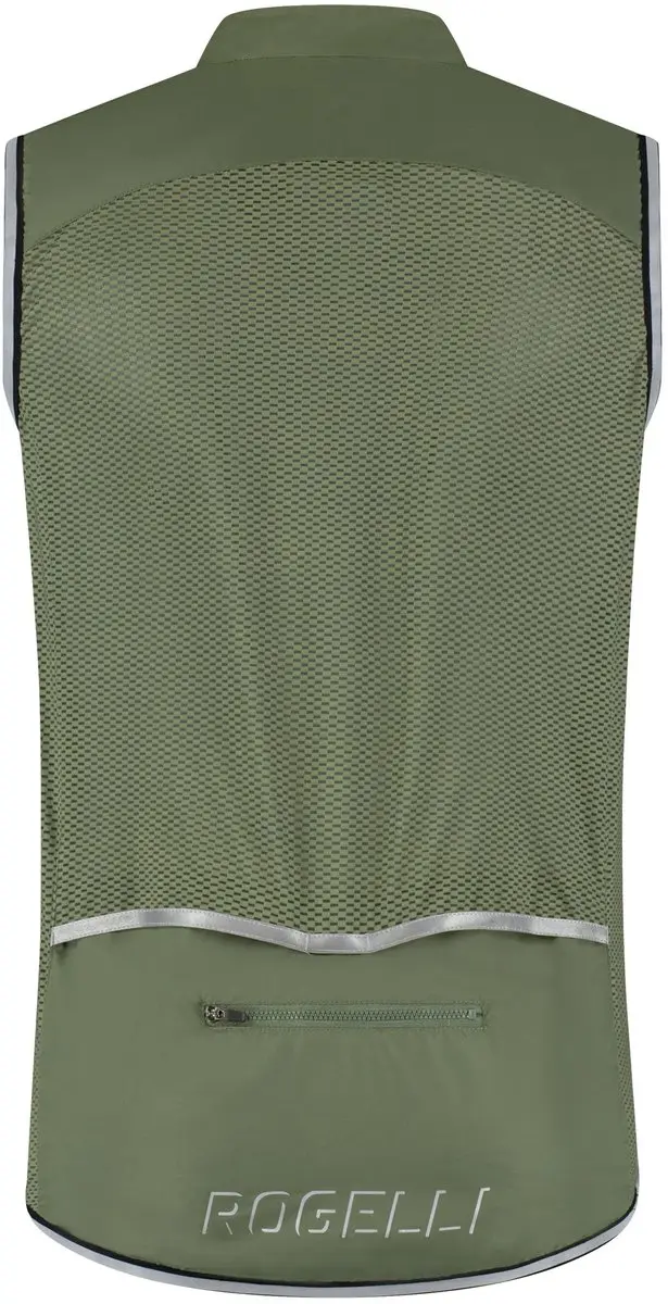 Rogelli Core Heren Bodyvest - Legergroen - Winddicht - XXXL