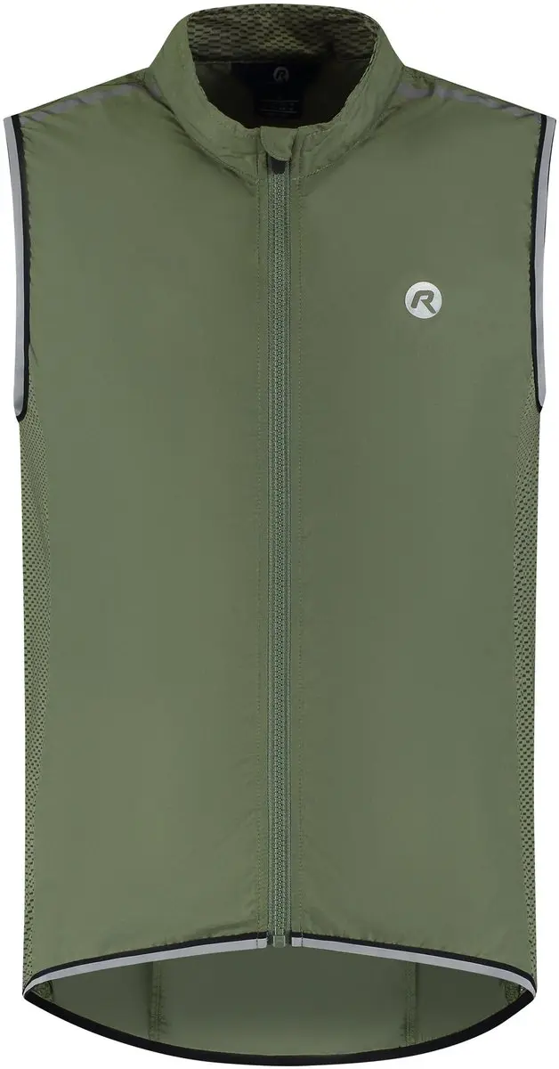 Rogelli Core Heren Bodyvest - Legergroen - Winddicht - XXXL