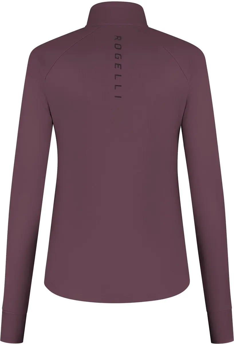 Rogelli Essential Dames Hardloopshirt Lange Mouw XXL - Aubergine - afbeelding 6 van 6