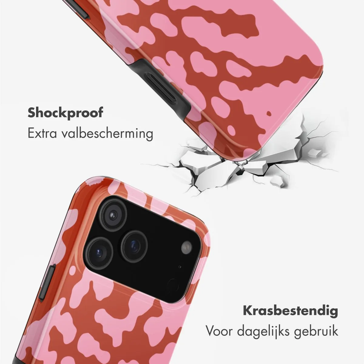 Selencia Hoesje iPhone 17 Pro MagSafe - Moo’d Blush Pink