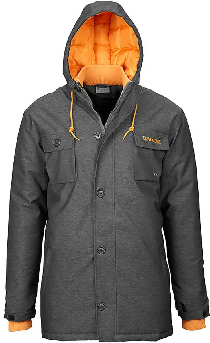 Parka Anthra Melange/Oranje