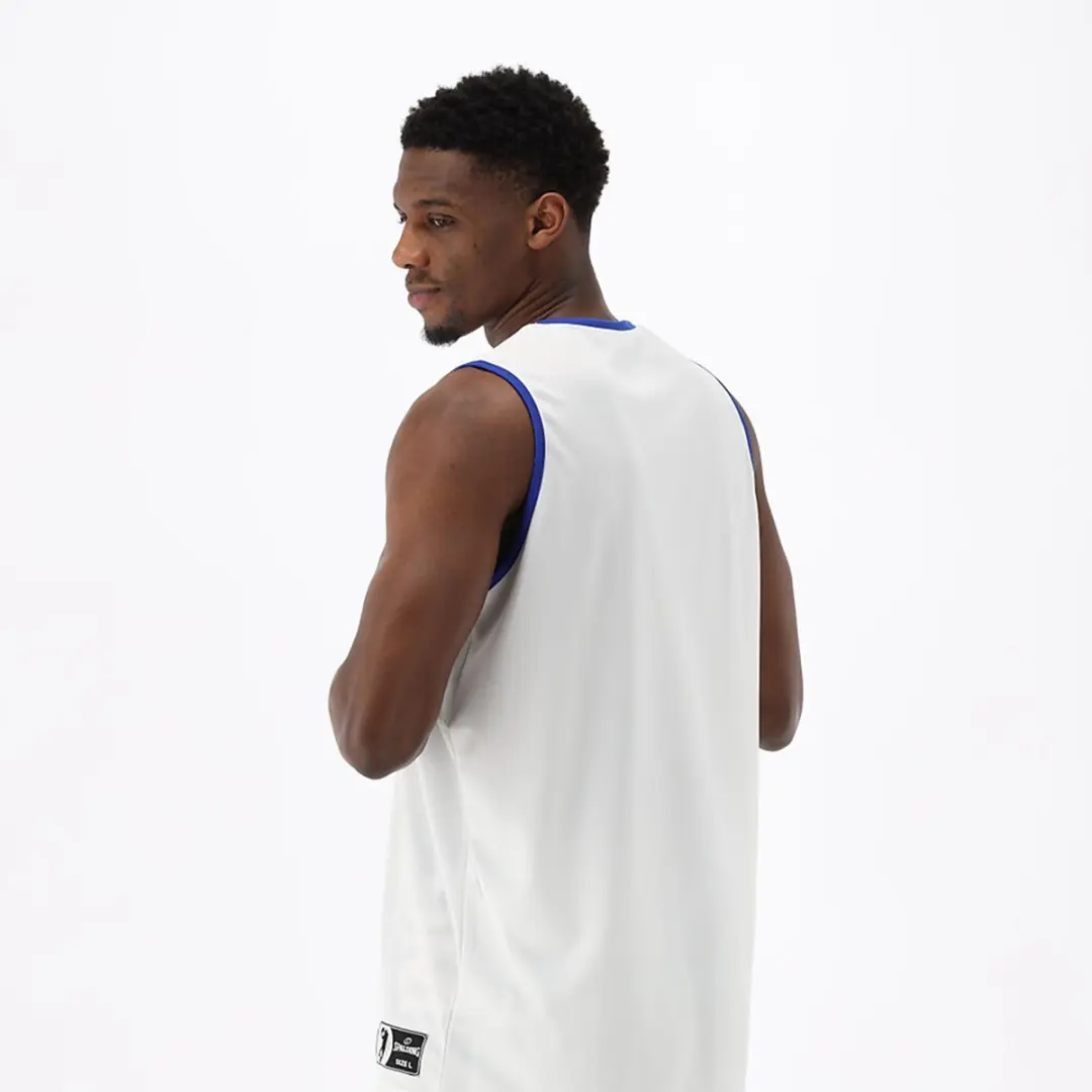 Spalding Move Tanktop 140 - Wit/Koningsblauw - afbeelding 4 van 6