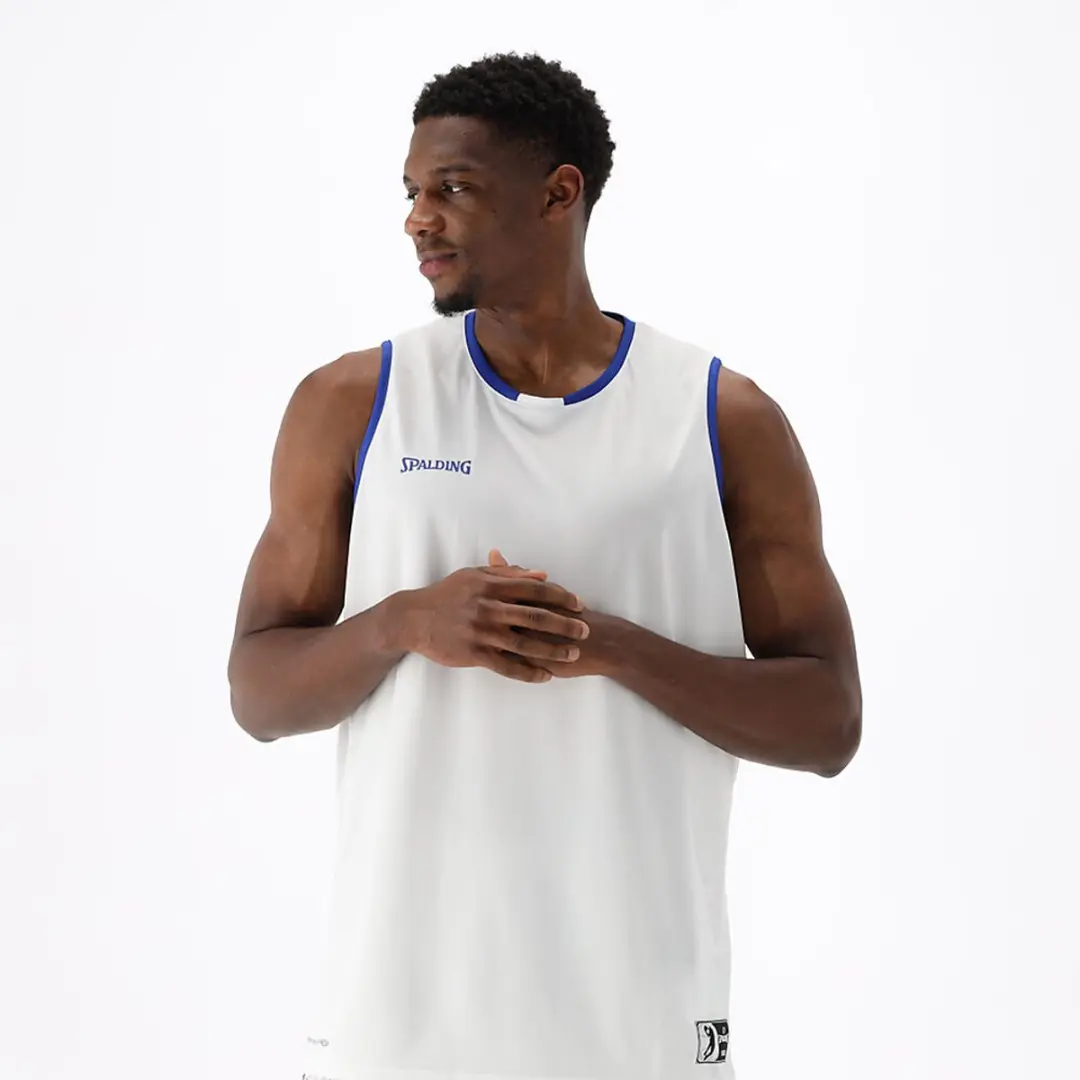 Move Tank Top Wit/Koningsblauw