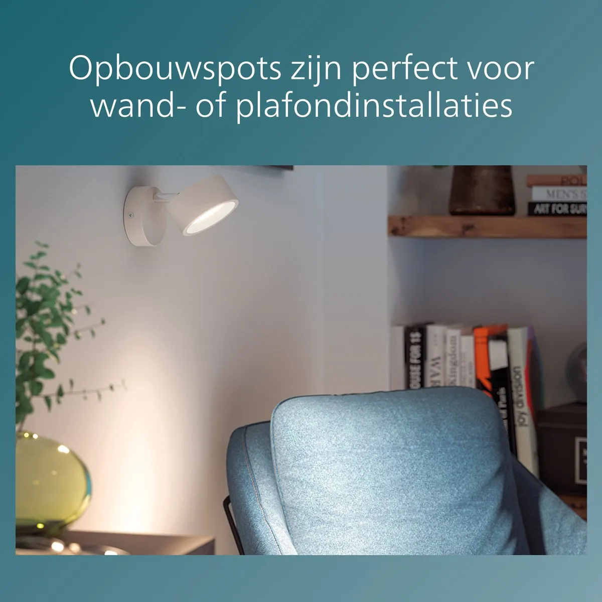 Philips Bracia Single Spot Wit 2700K 5.5W
