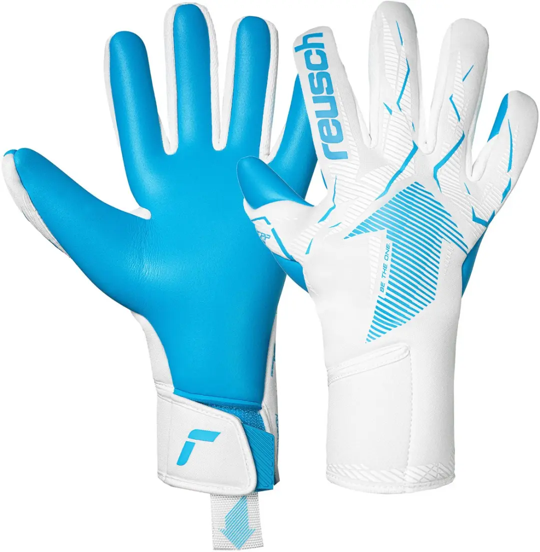 Reusch Fastgrip Aqua White Blue Keepershandschoenen