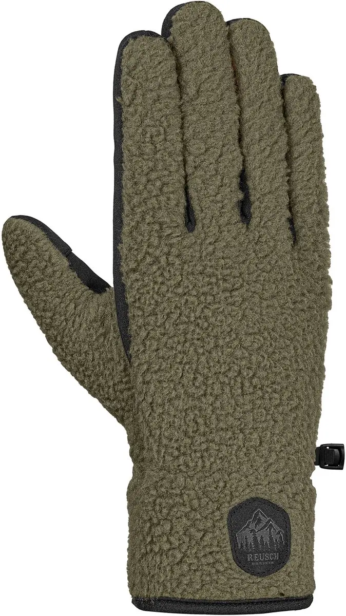 Reusch Comfleece TOUCH-TEC Handschoenen - Olijf - Maat 10 - afbeelding 2 van 6