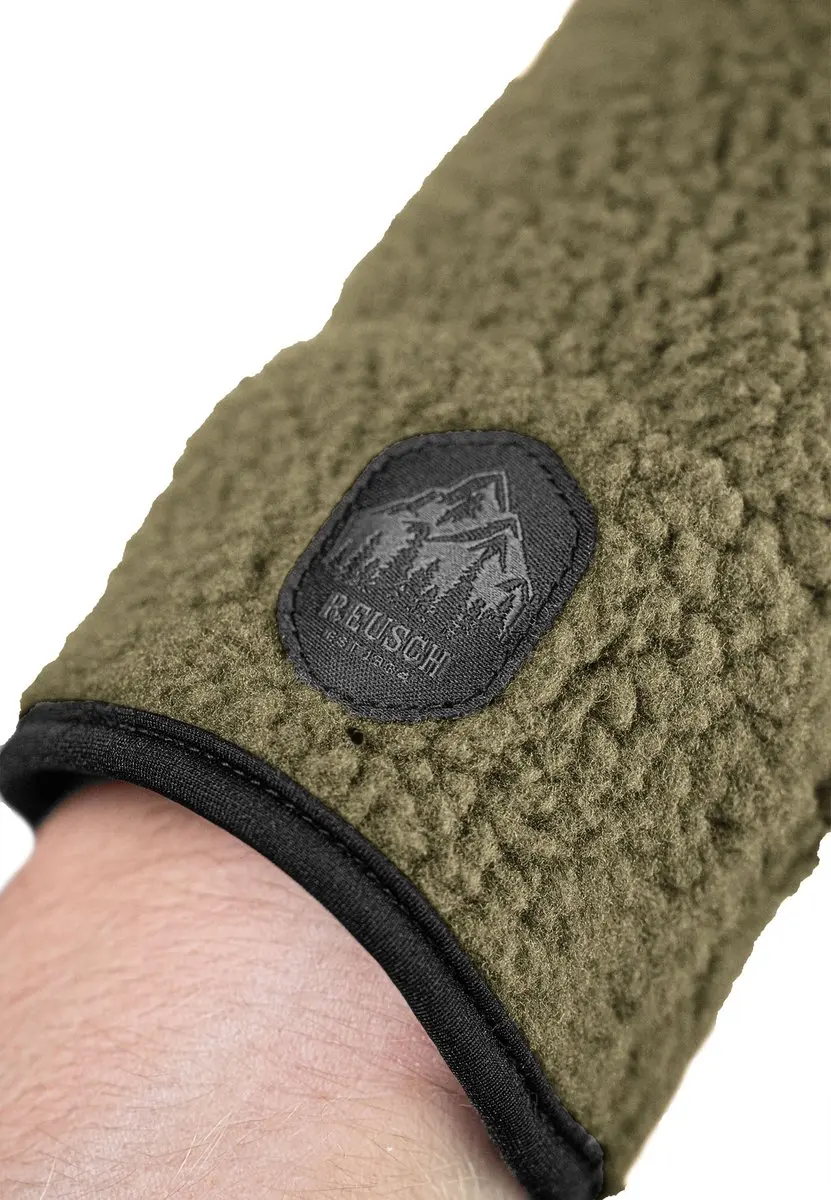 Reusch Comfleece TOUCH-TEC Handschoenen - Olijf - Maat 10 - afbeelding 4 van 6