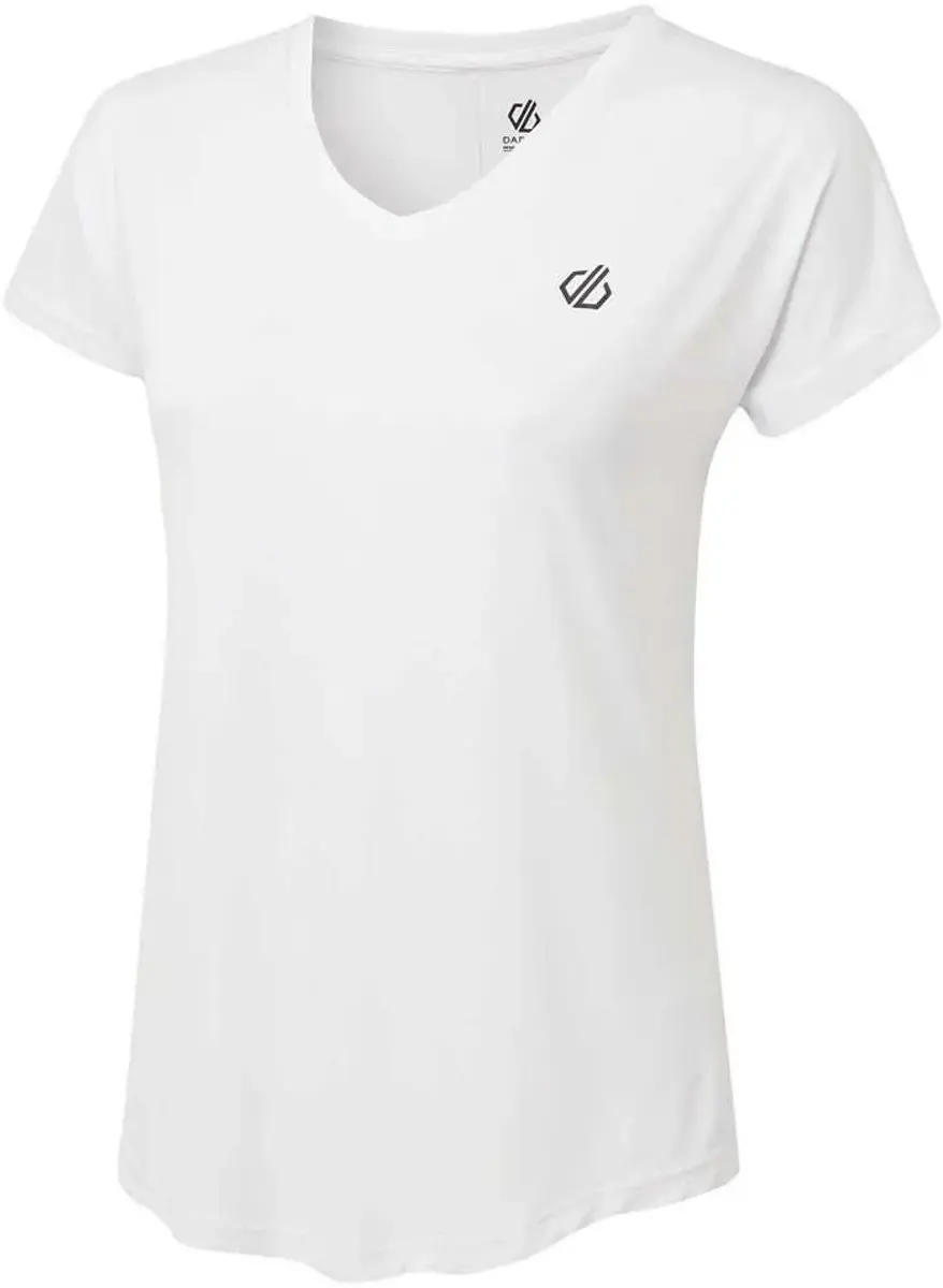 Dare 2b Vigilant Q-Wic Dames Fitnessshirt Wit - Maat 36