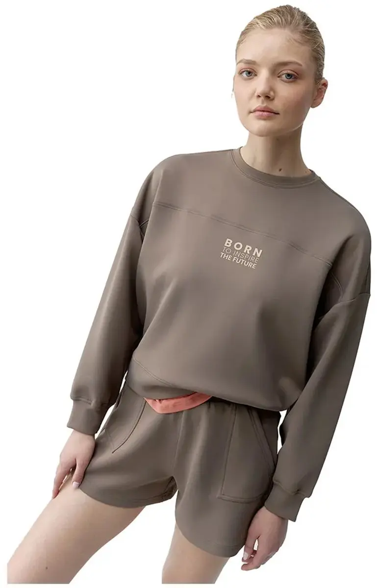 Born Living Yoga Lionel Sweatshirt Bruin XS Vrouw