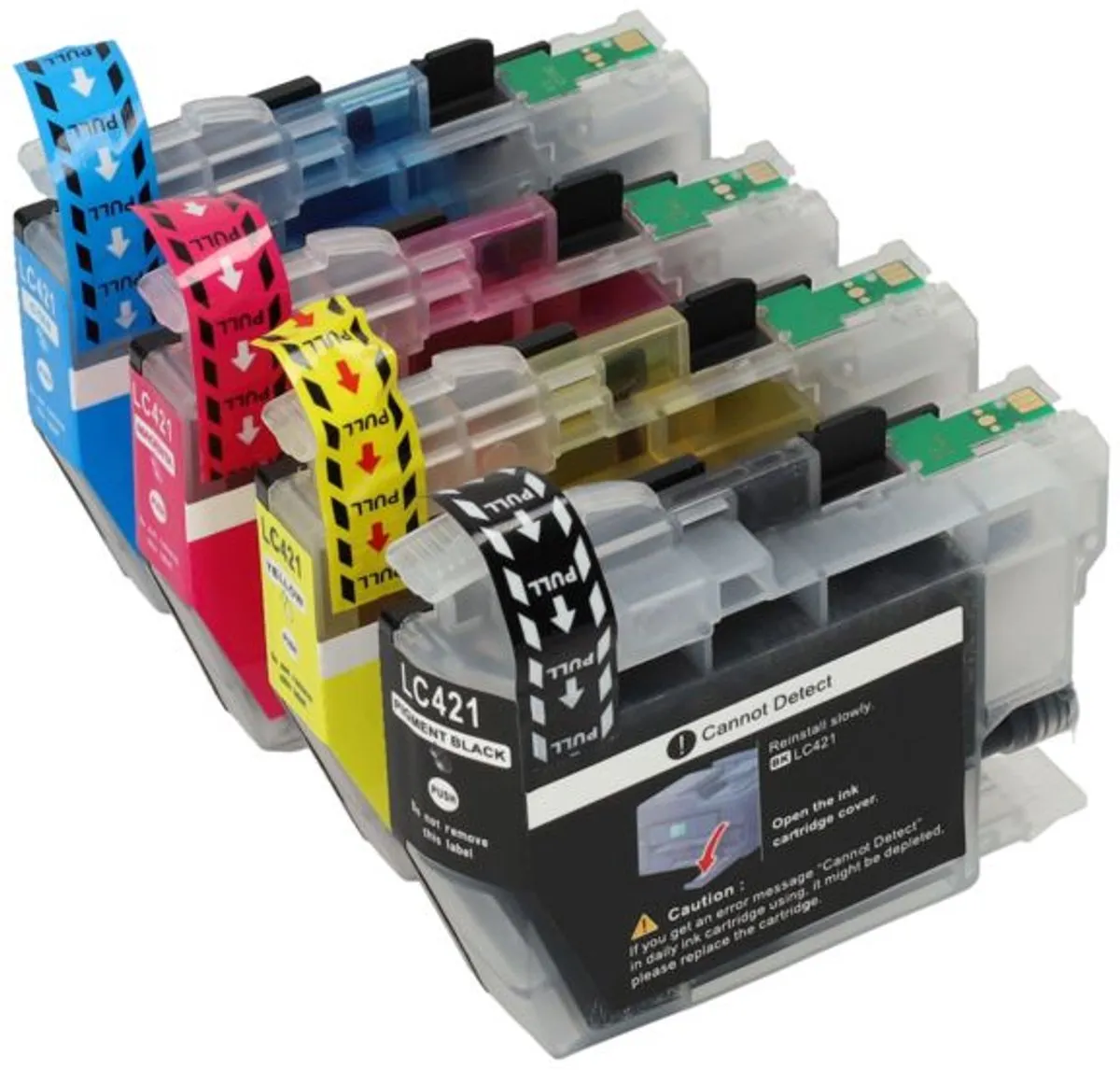 PrintAbout LC-421VAL Inktcartridge 4-kleuren - 2400 pagina's - Brother