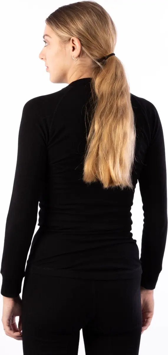 Avento Thermoshirt Lange Mouw - Vrouwen - Maat 38 - Zwart
