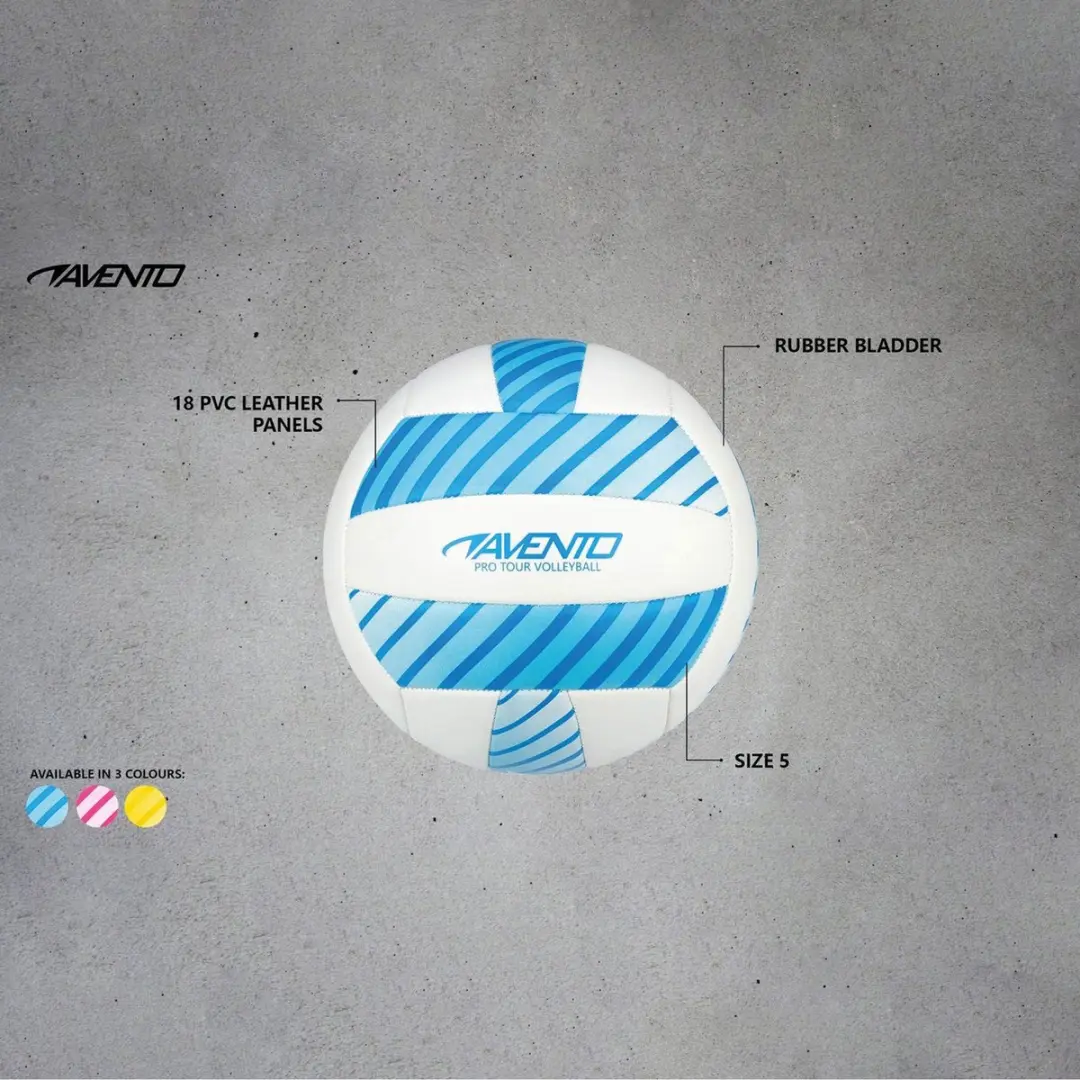 Avento Volleybal Kunstleder Blauw/Wit