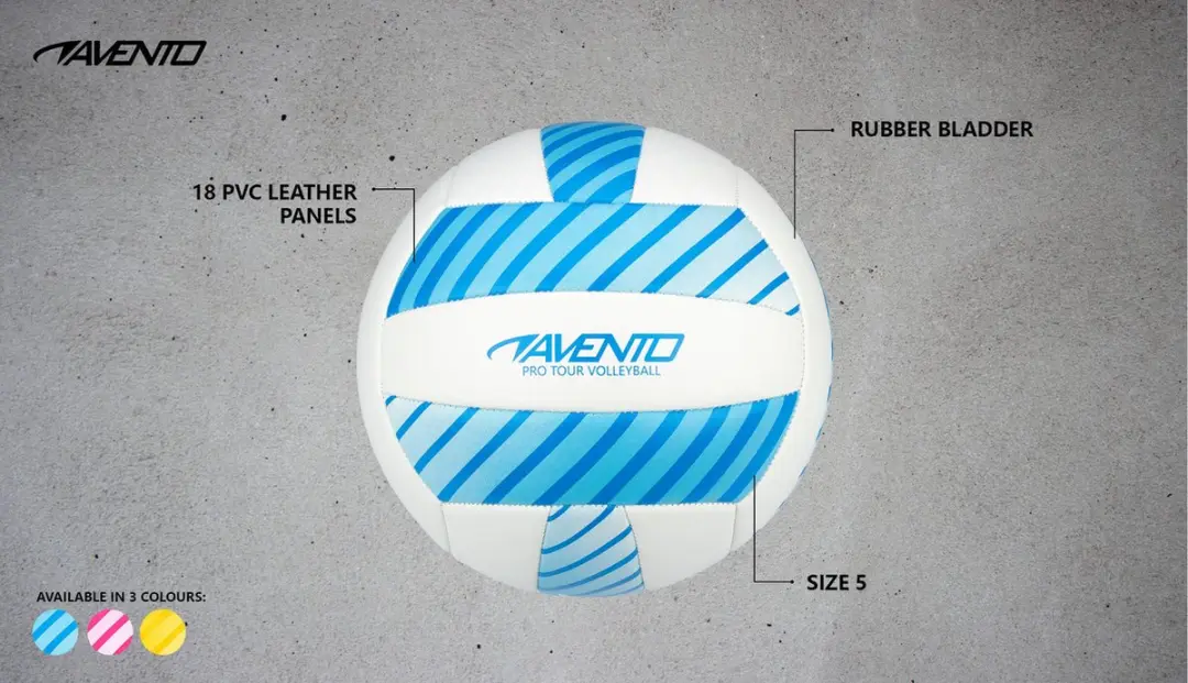 Avento Volleybal Kunstleder Blauw/Wit