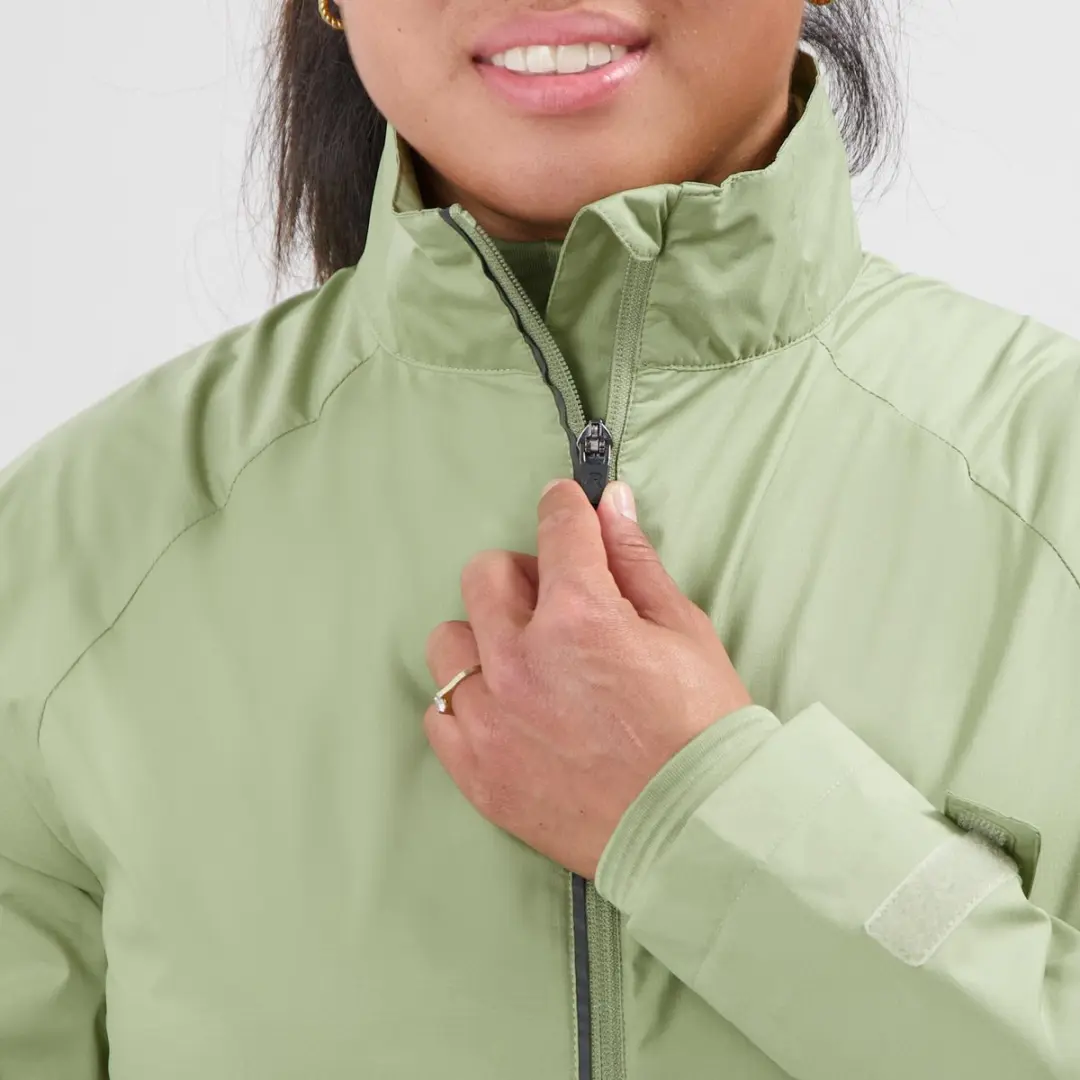 Rogelli Essential Dames Hardloopjack - 3 Zakken - Groen