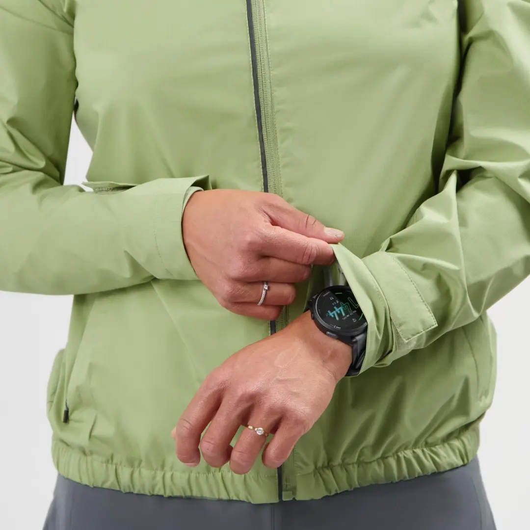Rogelli Essential Dames Hardloopjack - 3 Zakken - Groen - afbeelding 6 van 6