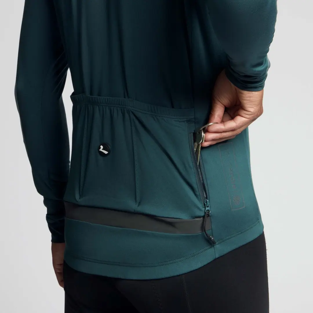 Rogelli Essential Light Heren Fietsshirt Lange Mouw - Blauw S