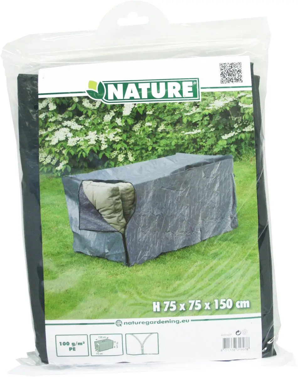 Nature Tuinmeubelhoes Grijs - 75x150x75cm - afbeelding 5 van 6