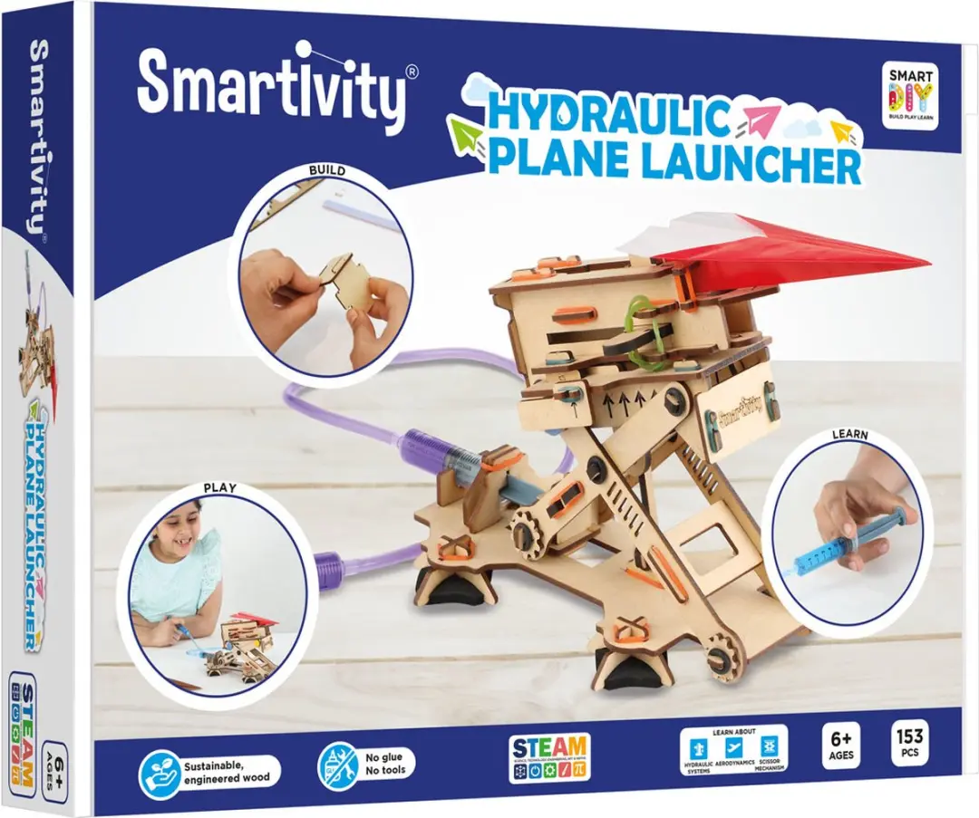 SmartGames Mechanische Hydraulic Plane Launcher Bouwpakket