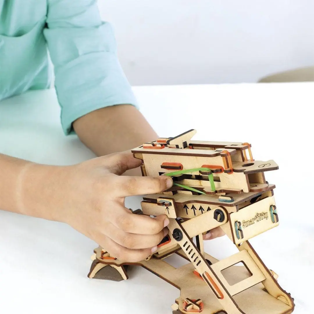 SmartGames Mechanische Hydraulic Plane Launcher Bouwpakket - 2-delig - Multicolor - afbeelding 5 van 5