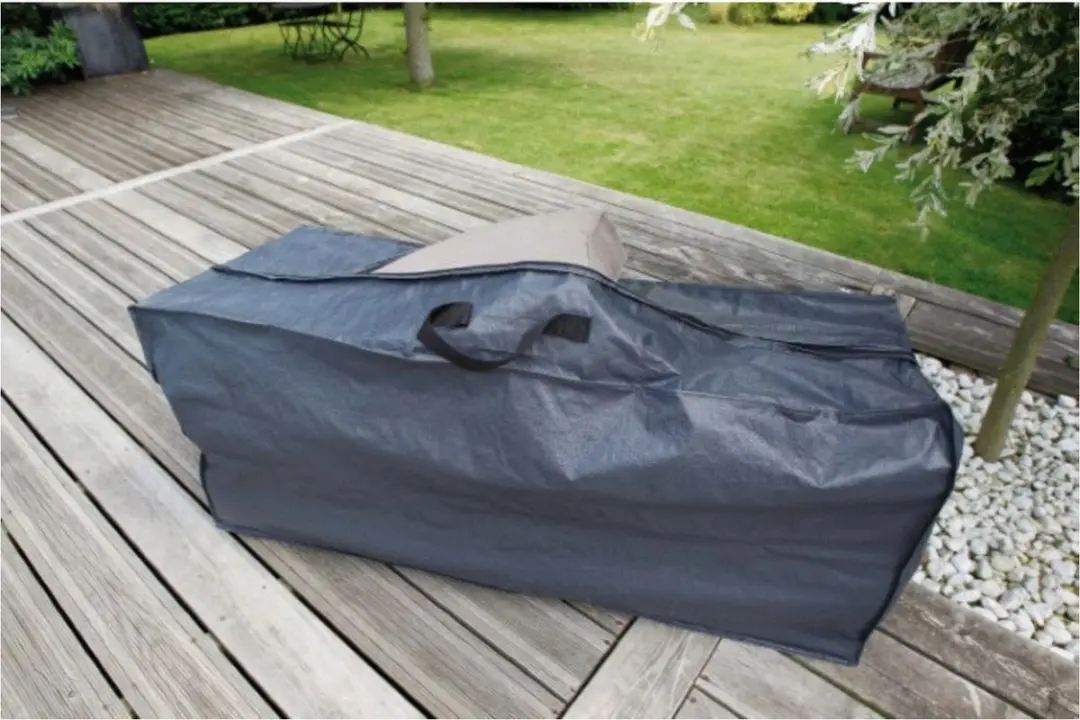 Nature Tuinmeubelhoes 57x128x37cm - Zwart - afbeelding 2 van 5
