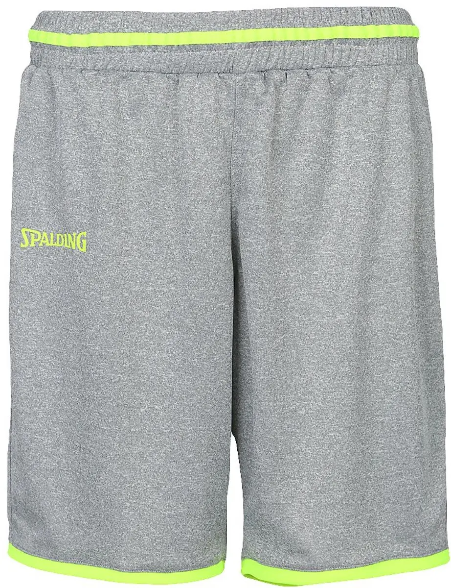 Move Short Dames Donkergrijs Melange/Fluo Geel