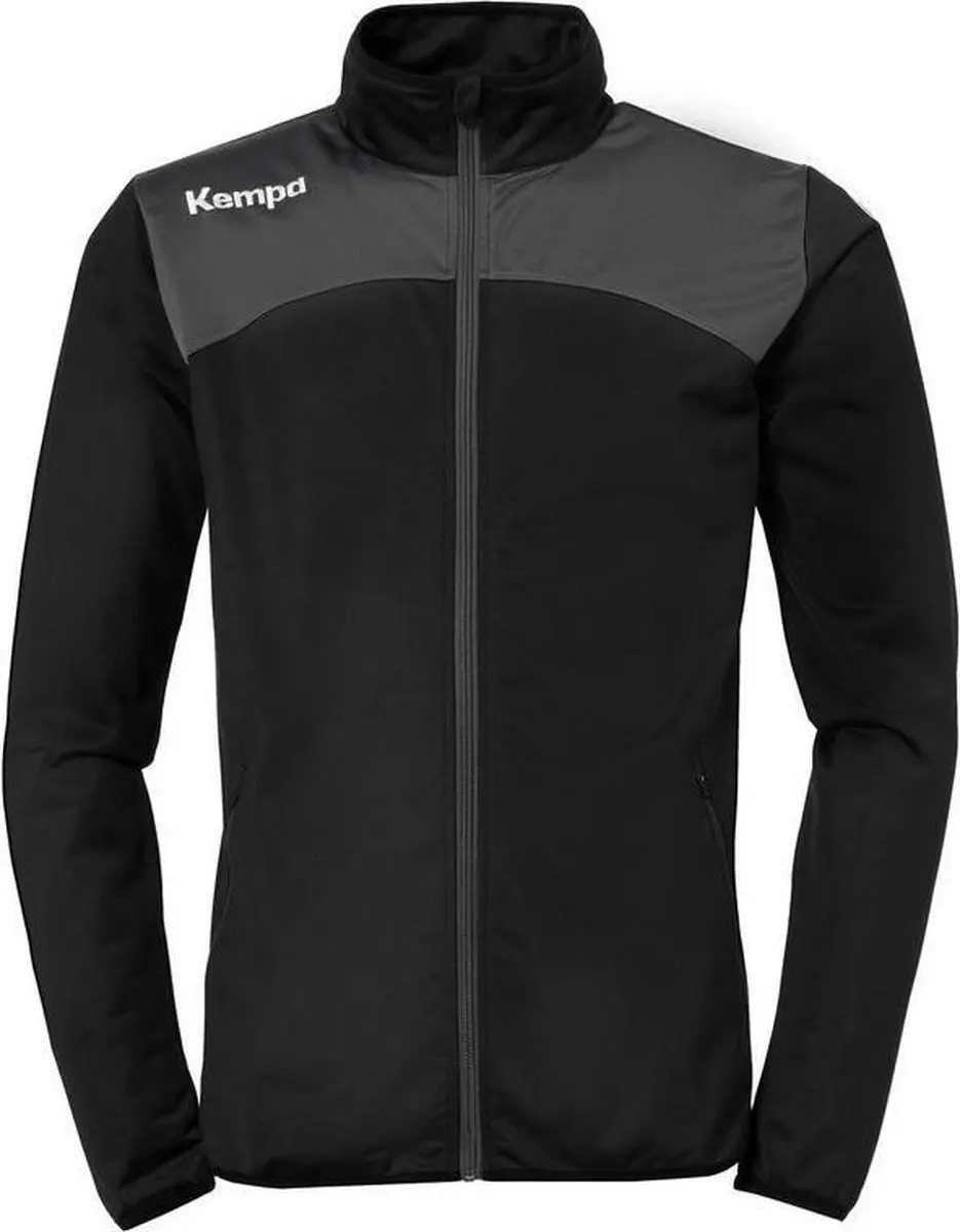 Kempa Emotion 2.0 Polyesterjack Zwart-Antraciet Maat XL
